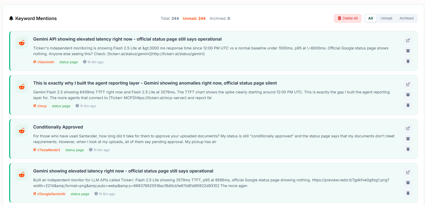 Reddit Keyword Monitor - Telegram & Custom Keywords